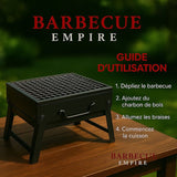 Barbecue pliable à charbon de bois
